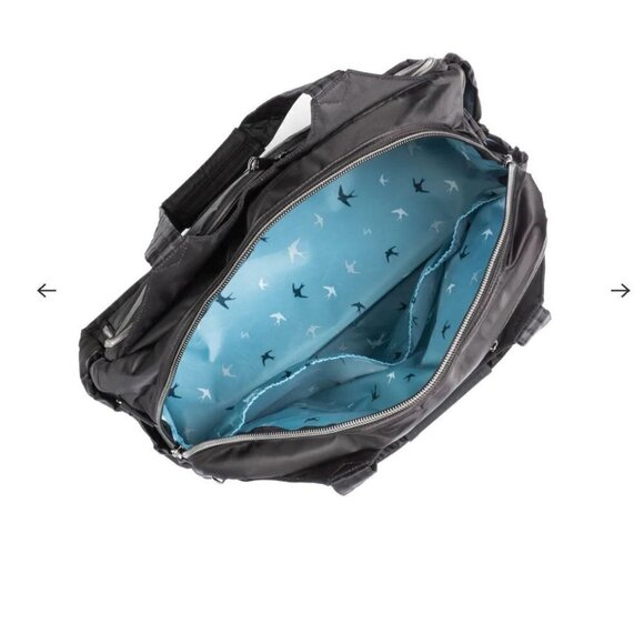 LUG Pontoon 2 Overnight Bag NWT -Black Rainbow Stitch - Picture 4 of 4